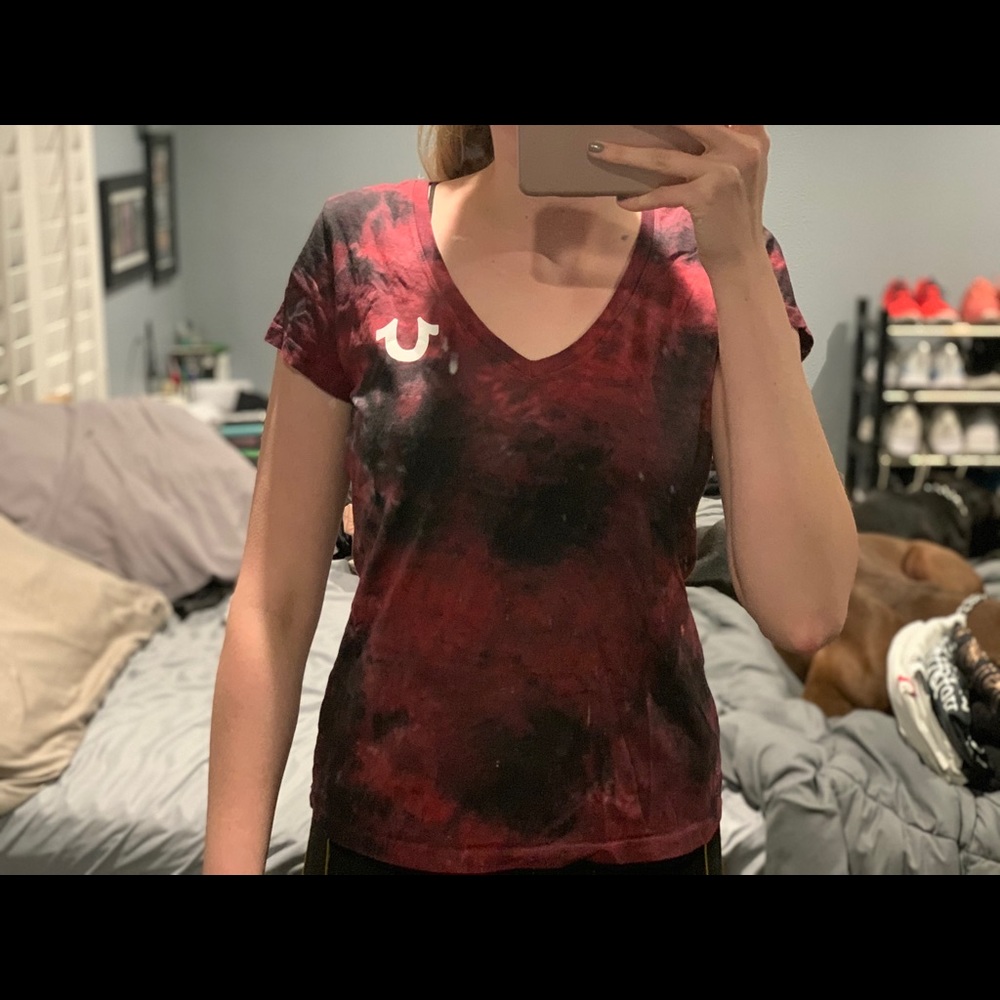 Tie dye graphic tee